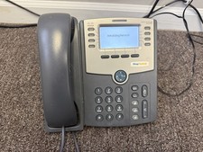 Cisco SPA508G 8-Line IP Phone PoE Gray Black Ethernet RJ-45 VoIP Desk Phone picture