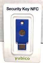 Yubico Security Key NFC - USB-A FIDO2 U2F 2FA Authentication Key - Blue - NEW picture
