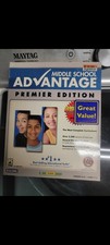 Middle School Advantage Grades 6-8 PC 12 CDs 6 Math, Science, English,Incomplete picture