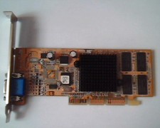 AGP card ASUS V7100M-LP 32M V7100 Magic Pure SI U 0311239-B01-00171 VGA 1.01 picture