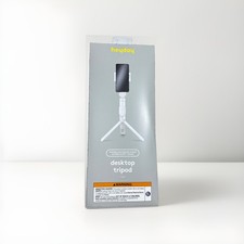 Heyday Stone White Desktop Tripod with Smartphone Mount & Bluetooth Remote NIB picture