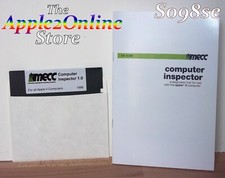 ✅ 🍎 MECC Computer Inspector with 66 Page Manual - Apple II+, IIe, IIc, IIGS💕 picture