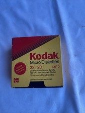 VTG 1987 Kodak Micro Diskettes 2S-2D Double Sided Double Density 10-3 1/2 Inch picture