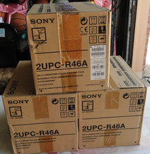 3 New Boxes Sony 2UPC-R46A Self laminating printing pack 6 Ribbons & 6 Rolls New picture