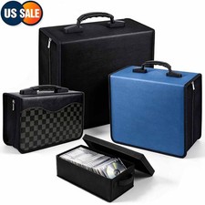 68/128/400/520 Disc CD/DVD Wallet Binder Book Sleeves Storage Bag Carrying Case picture