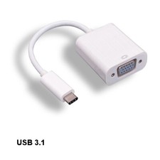 10x USB 3.1 Type C to VGA Adapter 1920x1200 60Hz for TV Laptop PC Monitor picture