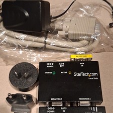 StarTech.com VGA Over Cat5 Extender 1:2 VGA/RJ-45 Black ST121UTP picture