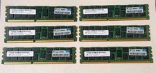 Lot of 6 Micron MT36JSF1G72PZ-1G4M1HE (8GBx6) 48GB Total PC3-10600R DDR3 ECC Reg picture