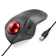 SANWA Wired Ergonomic Trackball Mouse, Optical Rollerball Mice,  picture