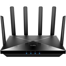 5G WiFi 6 Router AX3000 Dual SIM Cudy P5 Black 9.94 x 6.34 1.9 SA NSA picture