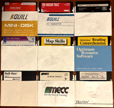 Original Vintage APPLE II EDUCATIONAL PROGRAMS on Floppy Disks - TESTED 🍎➕🍏 picture