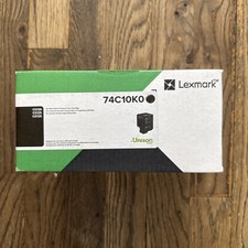 Lexmark 74C10K0 Black Standard Yield Return Program Toner Cartridge NEW SEALED picture