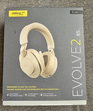Jabra Evolve2 85 Link380c MS Stereo Beige Wireless Headset ANC 10-Mic Teams picture