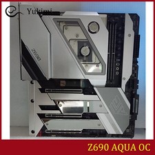 FOR ASROCK Z690 AQUA OC DDR5*2 128GB LGA1700  HDMI DisplayPort Ｍotherboard Test picture