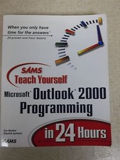 Sams Teach Yourself: Microsoft Outlook 2000 Programming in 24 hours *FREE SHIP* picture