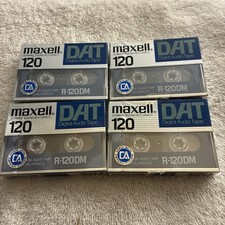 (4) Maxell 120 R-120DM Metal Particle Audio Tapes picture