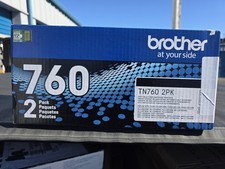 Brother  TN760 2PK High Yield Toner Cartridges  Black picture