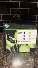 HP 02 XL, 6 Color Ink Cartridges OEM New Old Stock picture