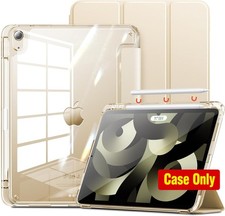 Tablet Case for iPad Air 11 Inch 2024, Crystal Clear Slim Back, Pencil Holder picture