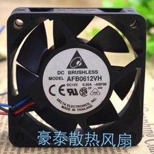 Delta AFB0612VH 6025 DC12V 0.28A 6CM 3-Wire Server Cooling Fan picture