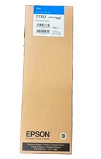 2024 GENUINE EPSON T7152 CYAN INK SURECOLOR SC-S70670 SC-S70675 700ml SEALED picture