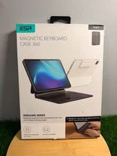ESR iPad Air 11in Case Keyboard M3/M2, 2025/2024 Rebound 360, Black NEW picture