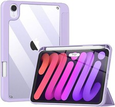 Hybrid Slim Case for iPad Mini 7 A17 Pro 2024/iPad Mini 6 Clear Back Shell Cover picture