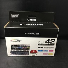Genuine Canon CLI-42 (6384B007) Ink Cartridges - 8 Pack Brand New picture