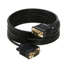 15FT VGA/SVGA Cable Male to Male Monitor TV Video Wire 15 PIN Cord picture
