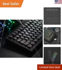 Unique Black Spider Web Keycaps with Shine-Through Legends for Custom Keyboards picture