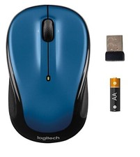Logitech M325 Wireless Mouse for Web Scrolling PC / MAC / Laptop Linux Blue picture