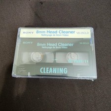 SONY 8MM VIDEO8 HI8 D8 DIGITAL8 DATA8 HEAD CLEANING CLEANER CLEAN TAPE BRAND NEW picture