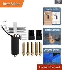 Durable 0.4mm Ceramic Hotend Kit with 5 Brass Nozzles for 3D Printers - Upgrade picture