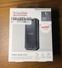 SanDisk PRO-G40 1TB NVMe USB-C Portable External SSD (SDPS31H-001T-GBCND) picture