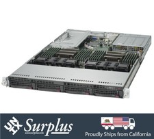 Supermicro 1U X10DRU-i+ 2x Xeon E5-2690 V3 64GB DDR4 RAM 4x Caddy 4x 10GB-T    X picture