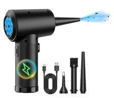 Newhouse Electric Cordless Compressed Air Duster NHAD-BR-001, 3-Speed Electric picture