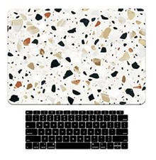 MacBook Air 13” Case A2179/A1932 Plastic Hard Shell w/ Keyboard Cover Terrazzo picture