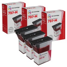 LD Compatible Pitney Bowes Set of 3 797-M Cartridges MailStation2 K7M0 picture