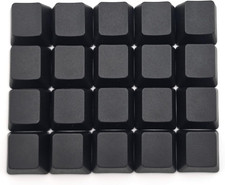 OEM Profile Blank Black Keycaps PBT Material 1U R4 Keycap for MX Switches Mechan picture