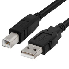 10FT USB Printer Cable USB 2.0 Type-A Male to Type-B Male Cord Scanner Hard picture