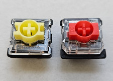 Lot of 90 Cherry Red Gateron Low Profile + 20 Gateron Banana Keyboard Switches picture