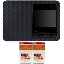 Canon SELPHY CP1500 Compact Photo Printer Black + 2x RP-108 Color Ink Paper Set picture