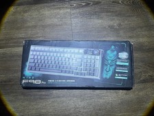 AULA F98 Pro Mechanical Keyboard Wireless/Wired Illuminated English QWERTY Black picture