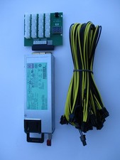 1400 WATT HP Platinum Rated ASIC GPU MINING Power Supply Kit 200-240V / X21 picture