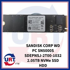 SANDISK CORP WD PC SN5000S SDEPNSJ-2T00-1032 2.05TB NVMe SSD HDD #161998# picture