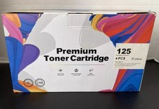 4 PCS Premium Toner Cartridge 125 NEW Expiry Date: 10/2026 picture