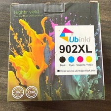 Ubinki 902XL Ink Cartridge Set - Black Cyan Magenta Yellow - High Yield picture