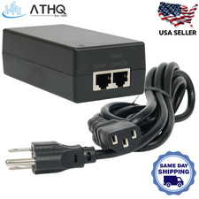 PoE Adapter 48V 0.5A 24W Gigabit Passive Ubiquiti Compatible POE-48-24W-G - NEW picture