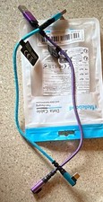 Braided 2/13 inch Purple/Blue USB-A & USB-C to USB-C Adapter Cable picture