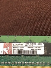 Kingston 512MB PCS-4200 Memory Module DDR2 P art # KF6761-ELG37  picture